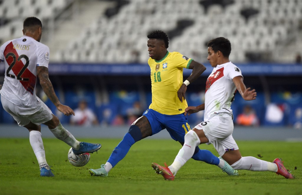 Vinicius sería baja para el Brasil vs Perú (Foto AFP).