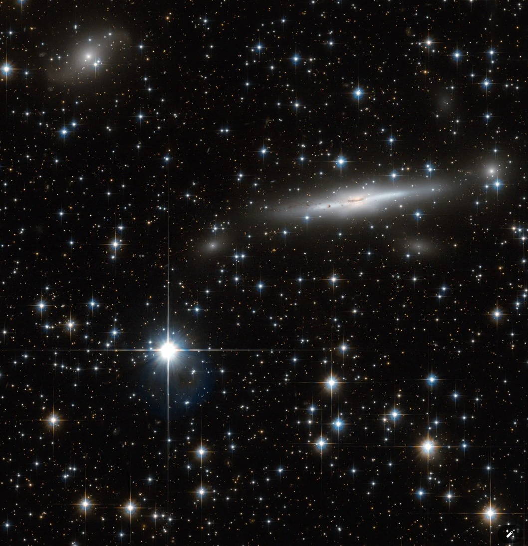 Imagen del telescopio Hubble del lugar donde está ubicado el Gran Atractor. (NASA)