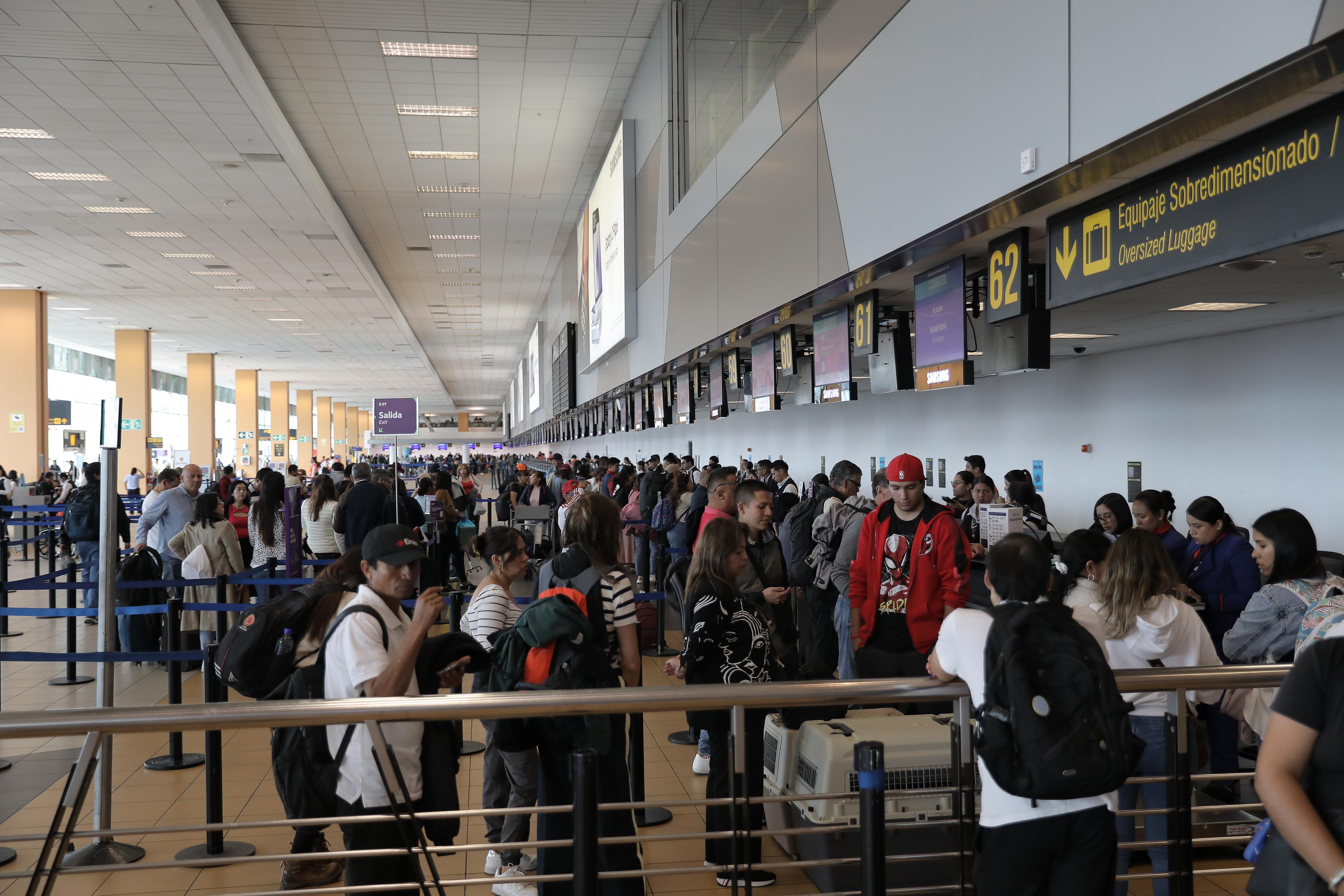 Aeropuerto Jorge Chávez.