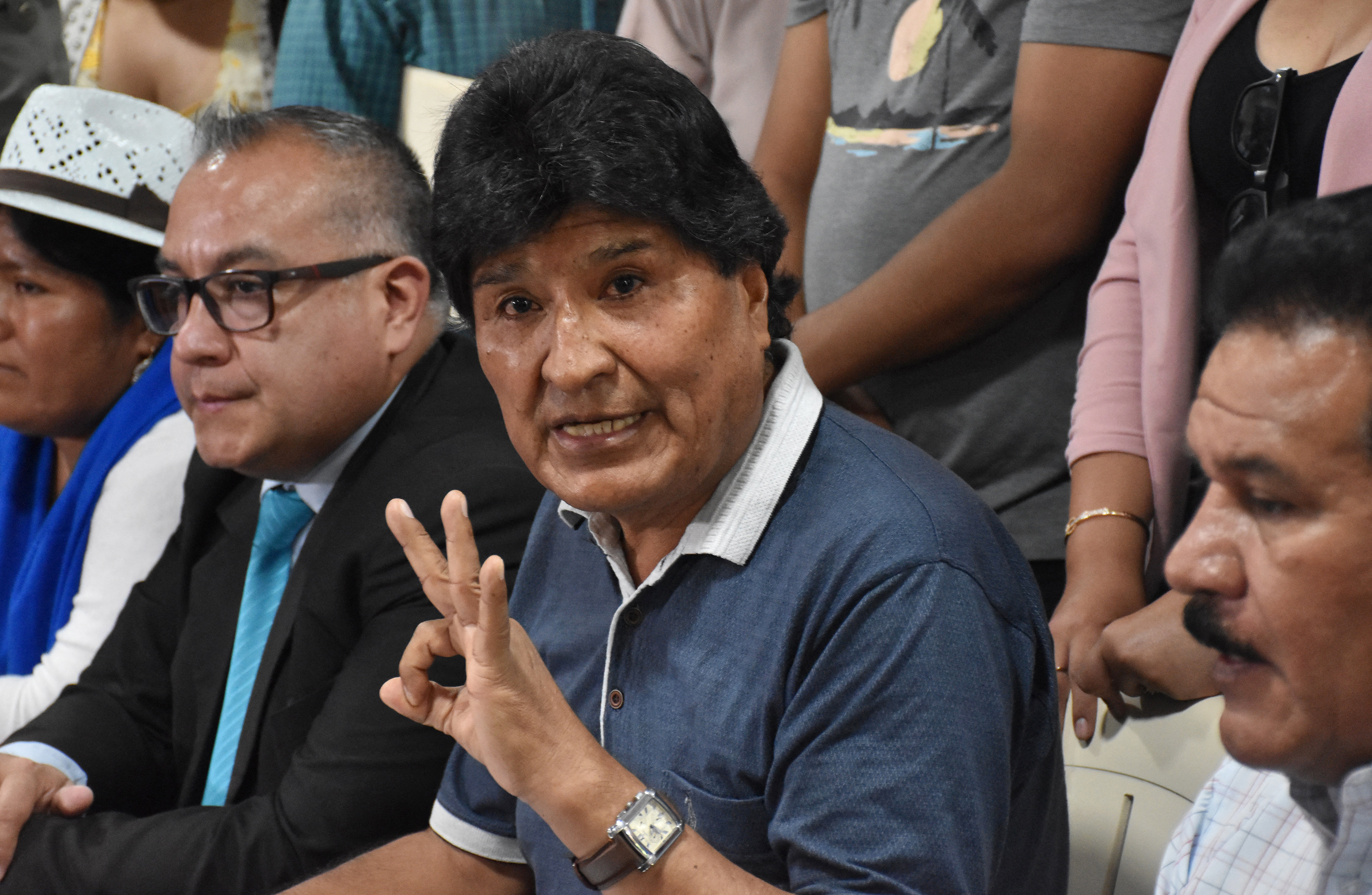 Evo Morales anuncia huelga de hambre. (AFP)