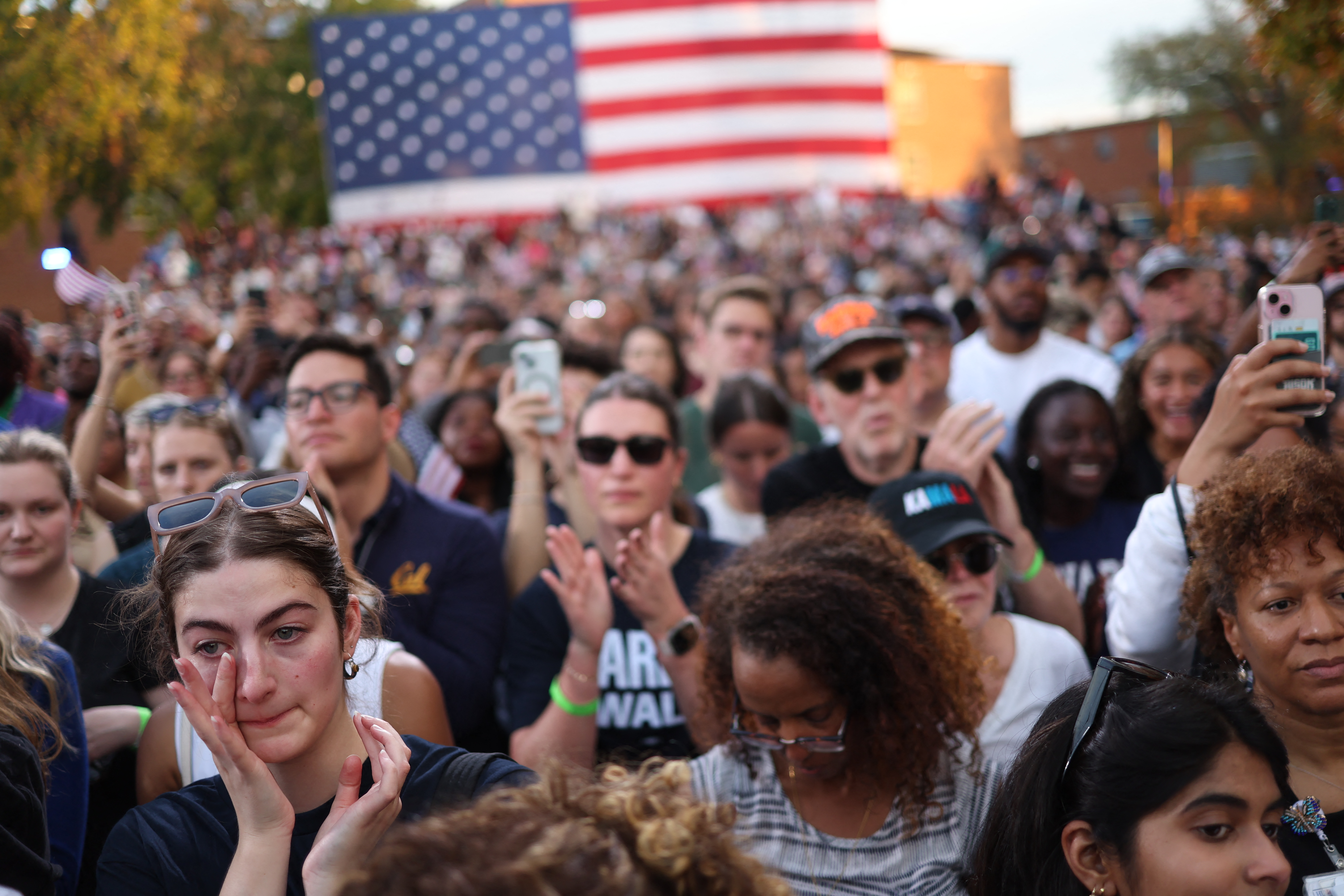 Simpatizantes de Kamala Harris. (AFP)