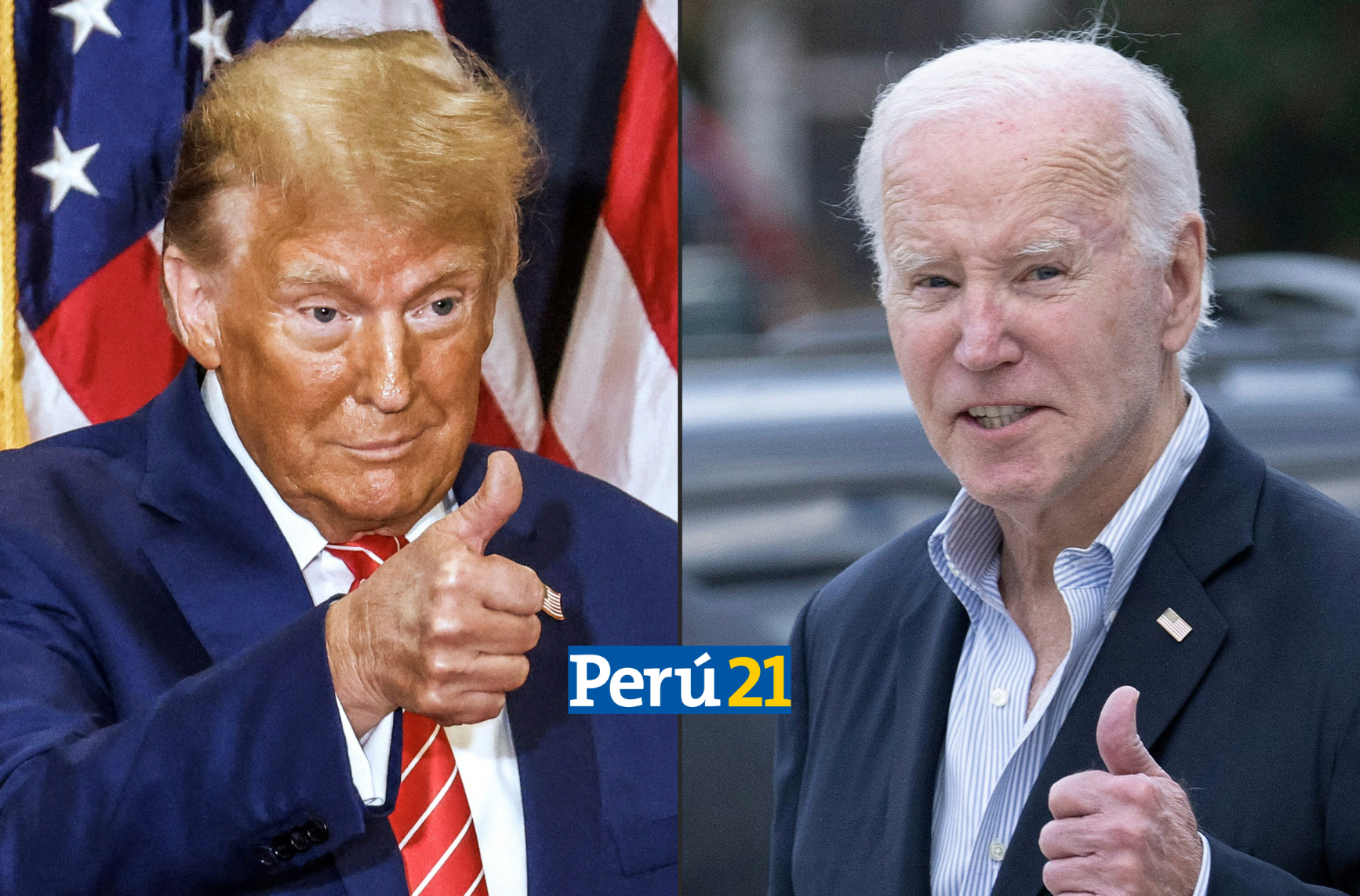 BIDEN Y TRUMP