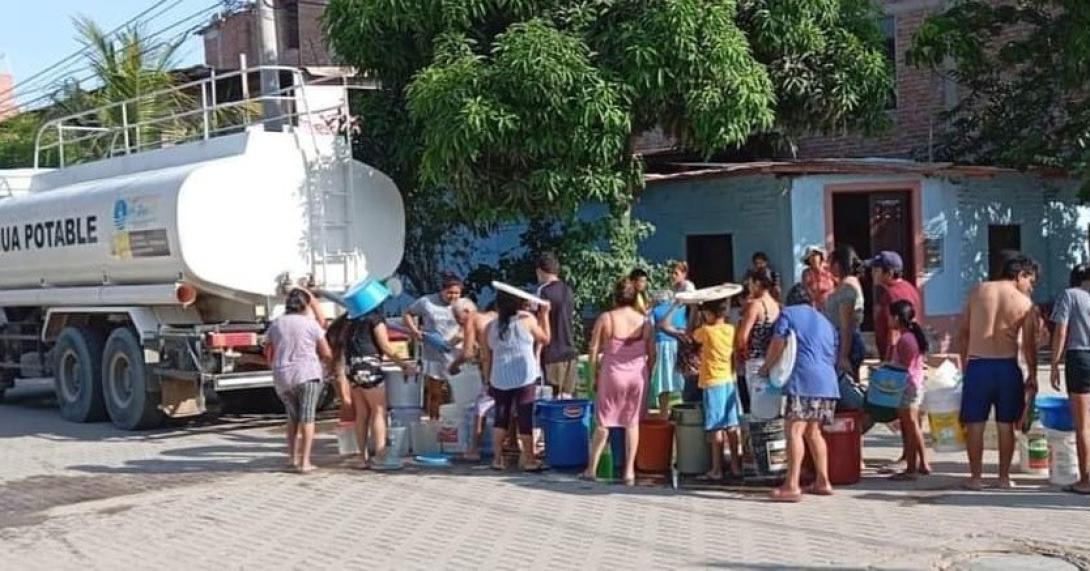 CORTE DE AGUA EN PIURA