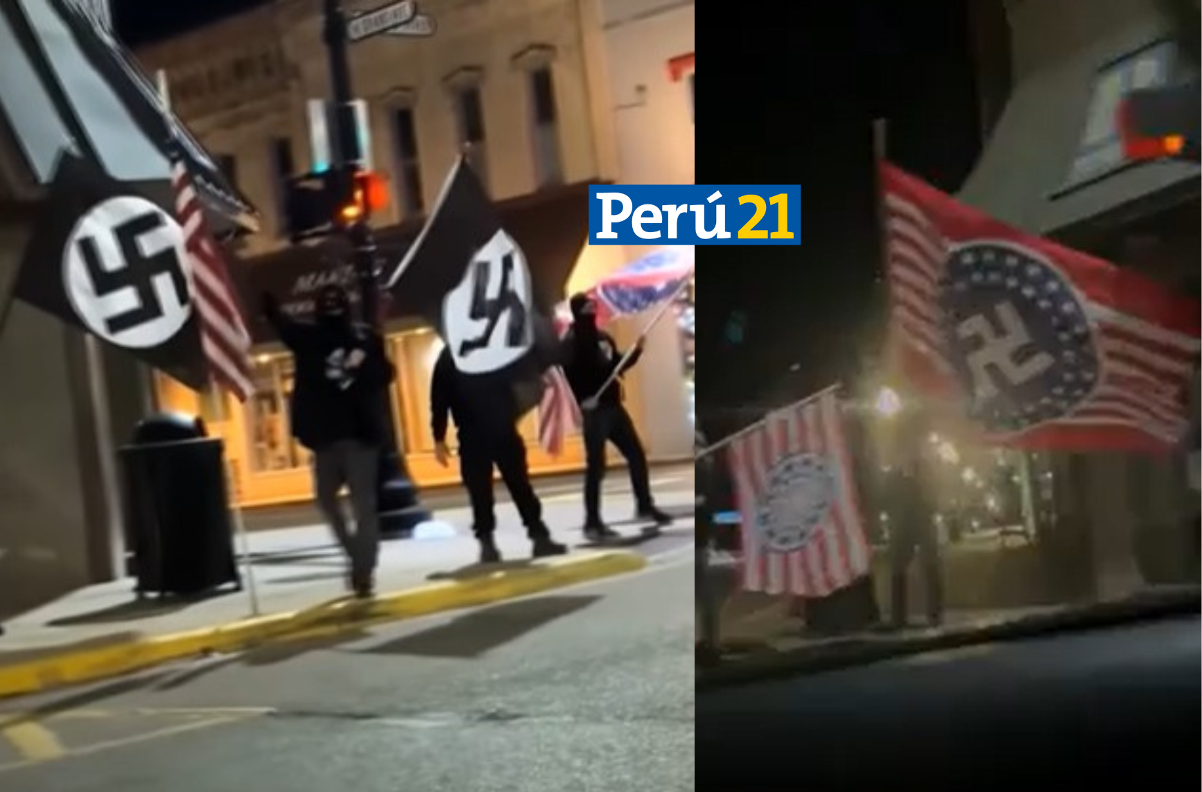 Neonazis en Michigan. 