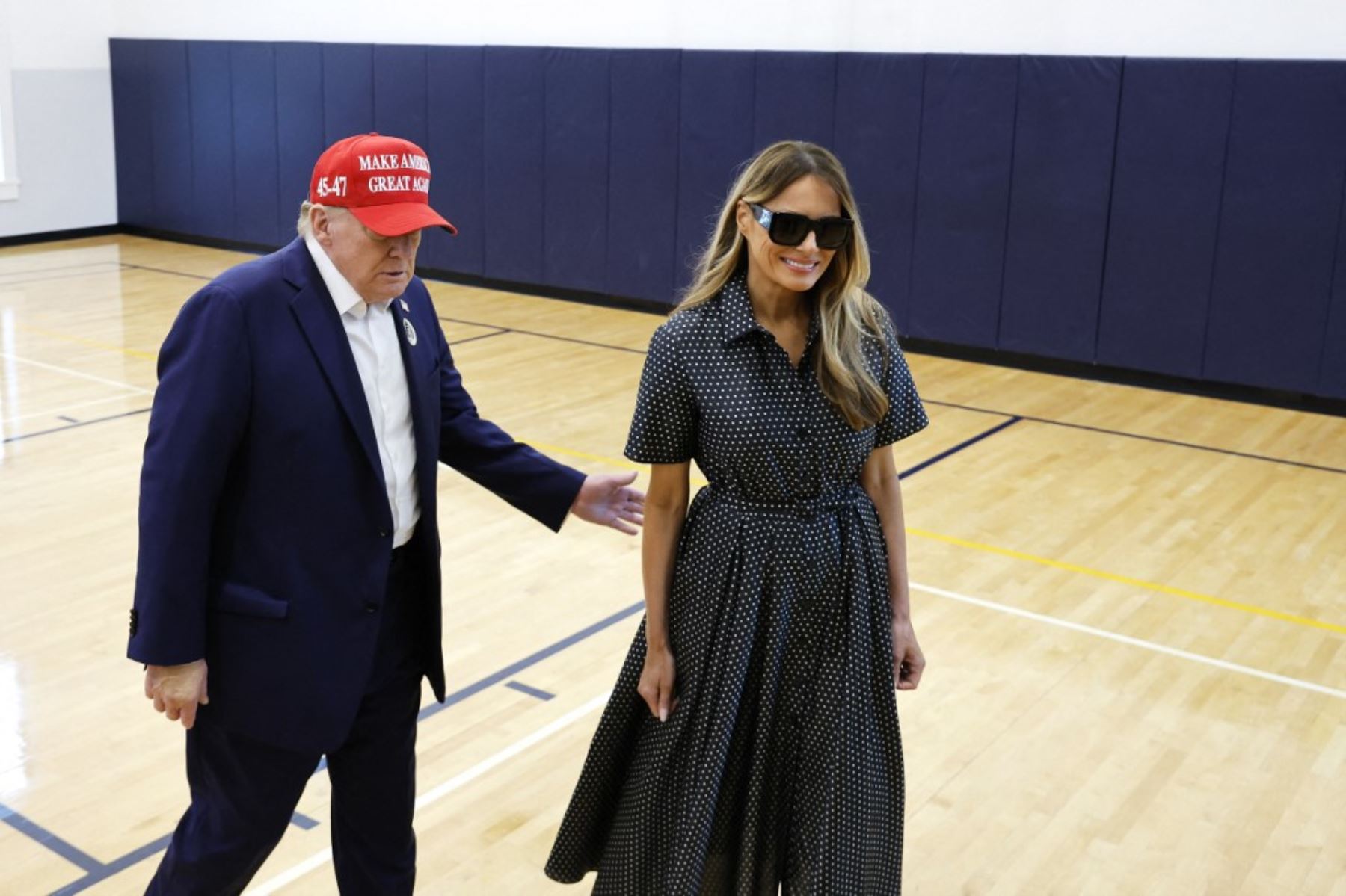 Donald Trump y su esposa Melania Trump 