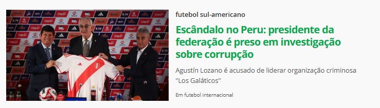 Globo de Brasil califica la detención de Agustín Lozano como un escándalo