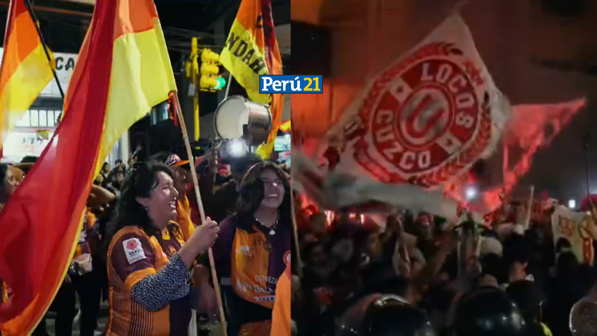 Hinchas de Los Chankas y Universitario hacen banderazo