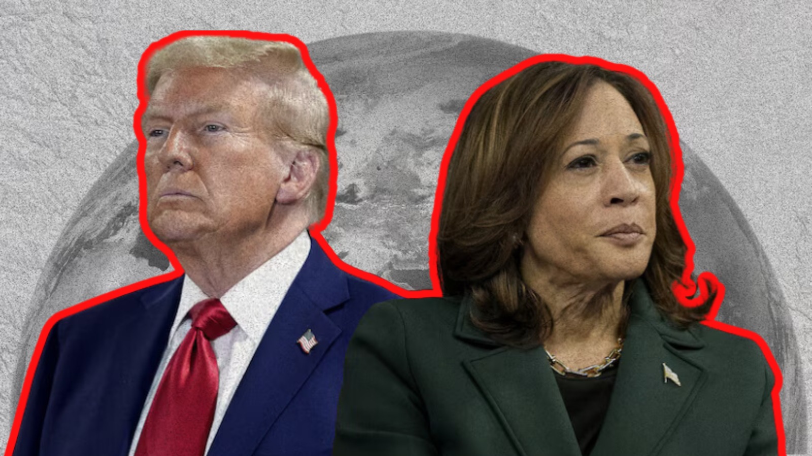 Kamala Harris y Donald Trump.