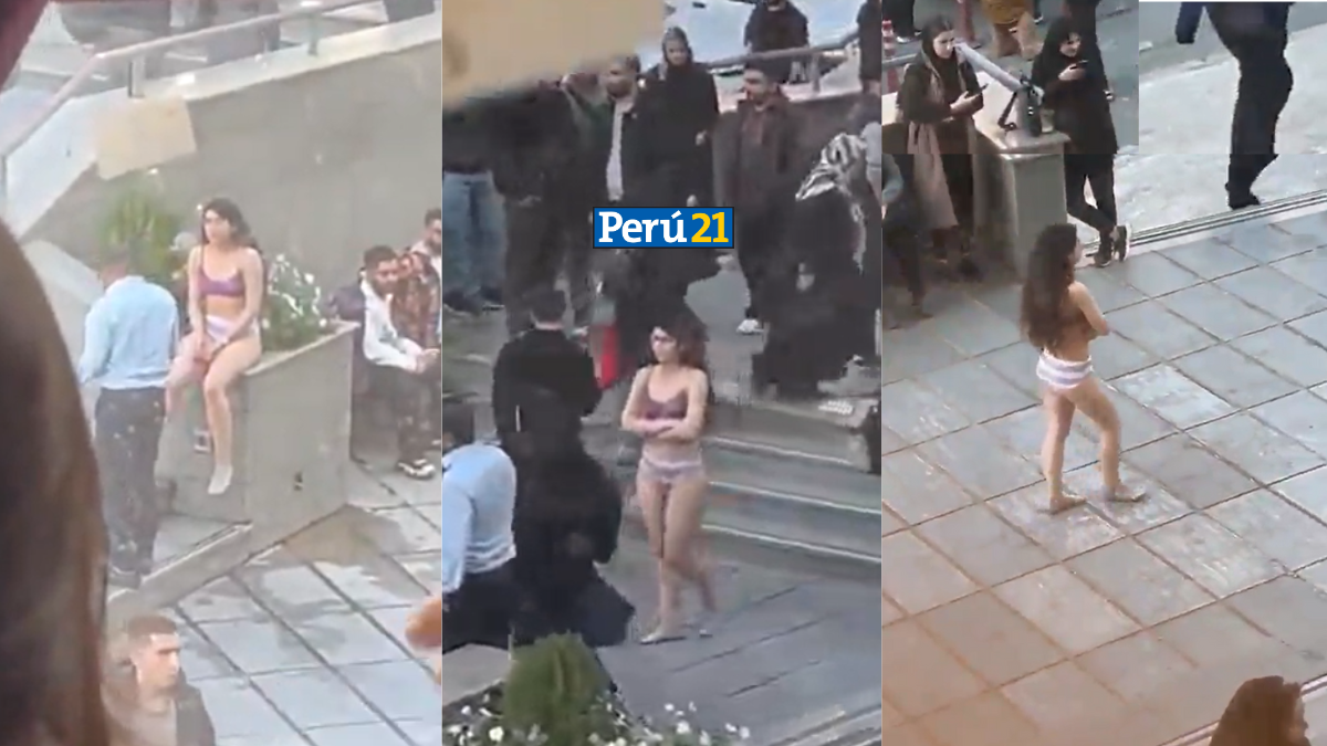 Mujer iraní se desnuda como protesta