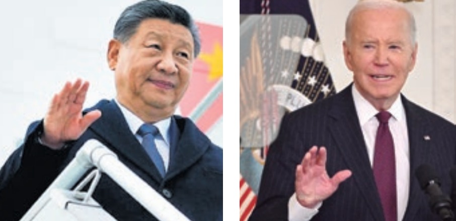 Xi Jinping y Joe Biden