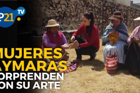 Mujeres Aymaras sorprenden con su arte en Desfile de Modas  Informe21