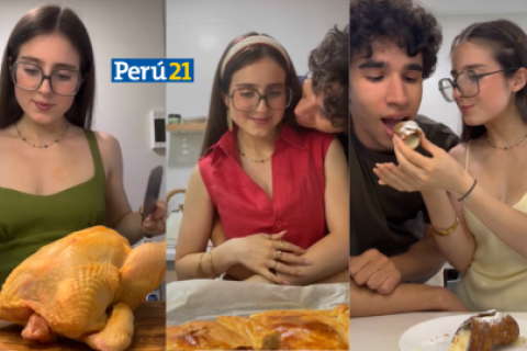 La influencer se hizo viral por mostrarse cocinando durante horas para su novio. (Foto: Difusión).