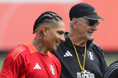 Jorge Fossati y Paolo Guerrero en la Selección Peruana