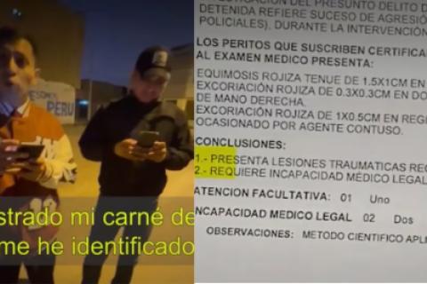 Denuncia contra policías