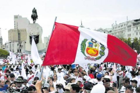 Marcha en Perú