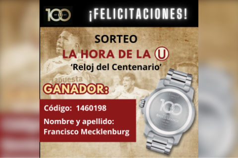 Ganador del reloj del Centenario