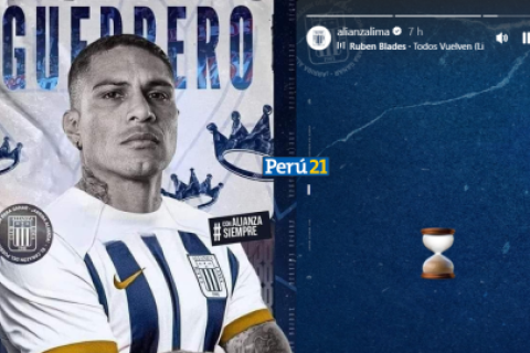 Paolo Guerrero se formó en Alianza Lima, pero partió sin debutar profesionalmente