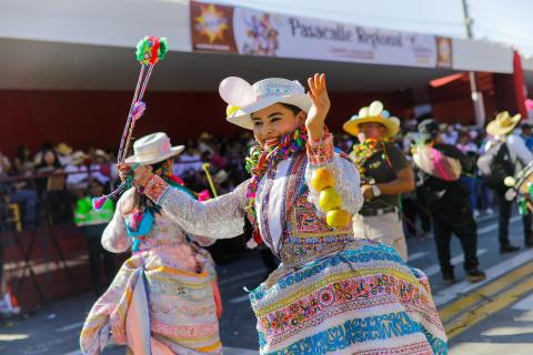 Premiaron a las mejores delegaciones de danza. (Foto: Gobierno Regional de Arequipa)