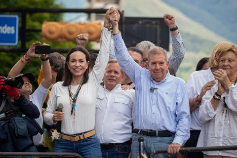 María Corina Machado y Edmundo González. 