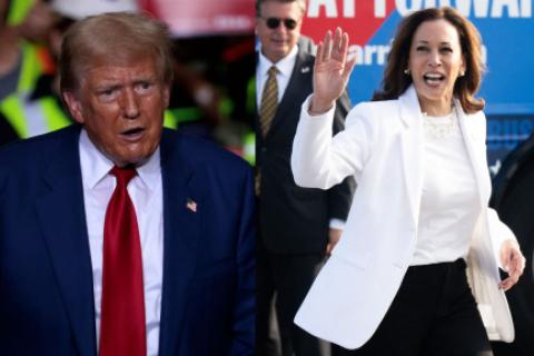 Kamala Harris tiene ventaja sobre Donald Trump (AFP).