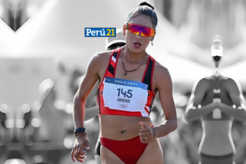 Mary Luz Andía fue la mejor peruana en marcha atlética en París 2024 (Foto: IPD).