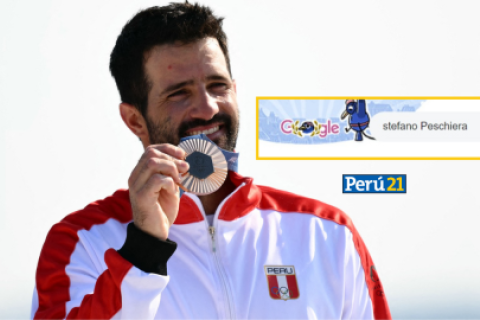 Stefano Peschiera ganó la medalla de bronce en París 2024 y un homenaje en Google.