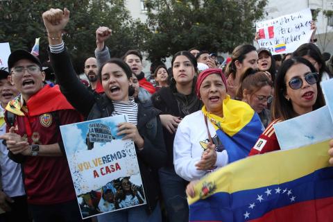 Venezolanos viven en incertidumbre. Foto: EFE