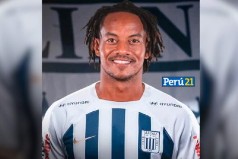 André Carrillo con camiseta de Alianza Lima 2024 (Diseño Difusión)