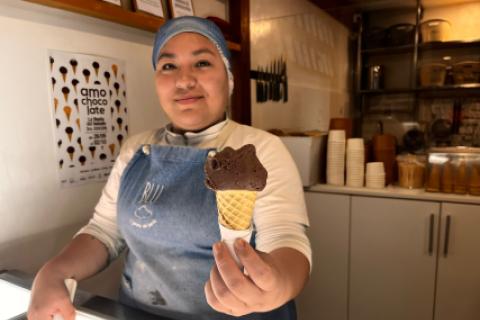 No te pierdas el festival de helados de chocolate.