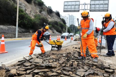 Costa Verde: inician desvío parcial del tránsito en la bajada Armendáriz.