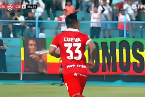 Cueva ingresó a los 69' por Ramúa (Captura: L1 Max).