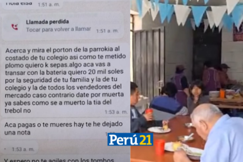 Extorsionan comedor popular en San Juan de Lurigancho