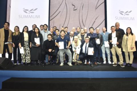 Chefs ganadores en los Premios Summum (Javier Zapata)