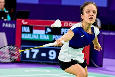 Giuliana Poveda, campeona mundial de parabádminton en 2019