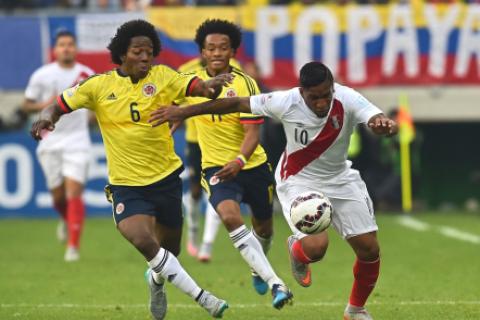 Jefferson Farfán vs Colombia