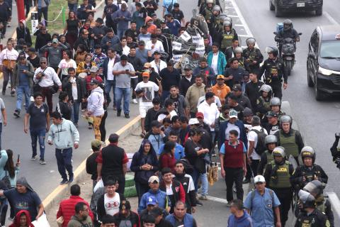 Marcha de transportistas