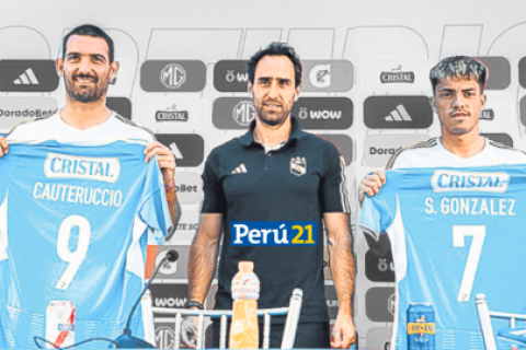 Presentación de Cauteruccio y González en Sporting Cristal