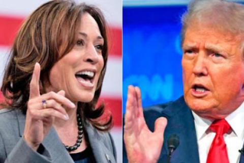 Donald Trump y Kamala Harris