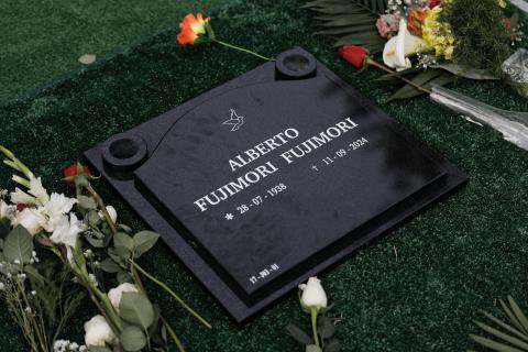 Los restos de Alberto Fujimori fueron enterrados en el cementerio Campo Fe de Huachipa