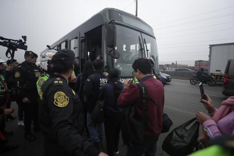 Estado de emergencia en varios distritos de Lima. (Hugo Pérez /@photo.gec)