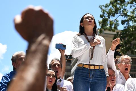 María Corina Machado. (AFP)