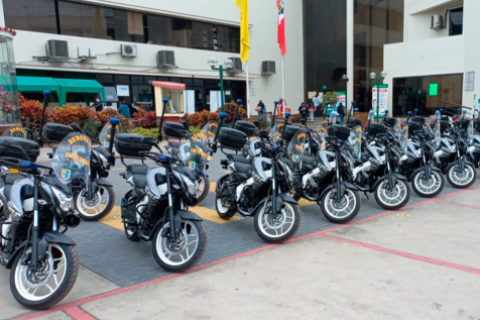 Motos para serenos en Lima. Foto: Referencial