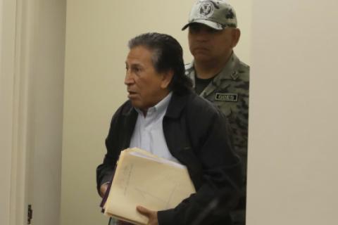 Alejandro Toledo en juicio oral