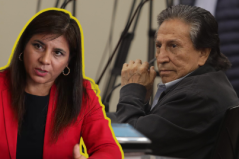 Silvana Carrión se pronunció horas antes al fallo contra Alejandro Toledo.