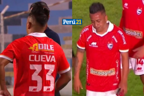 Christian Cueva pidió su cambio en el Cienciano vs Alianza Atlético