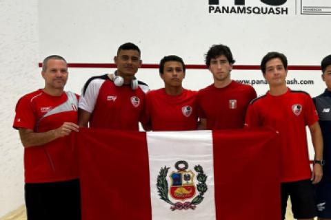 Selección peruana de squash Sub-23 clasifica a los Panamericanos Junior