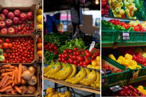 Guardar frutas y verduras