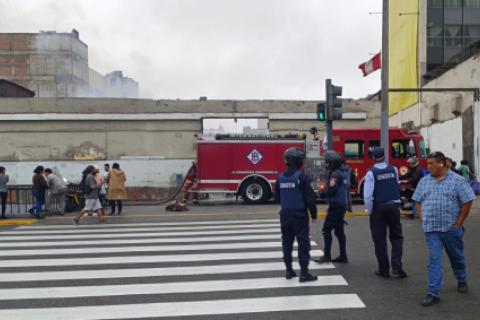 Incendio en Lima