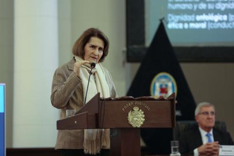 Presidente del TC, Luz Pacheco