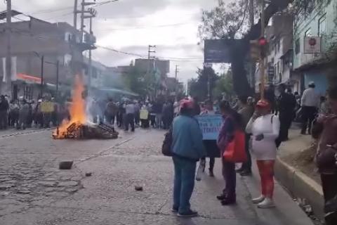 Paro en Ayacucho.